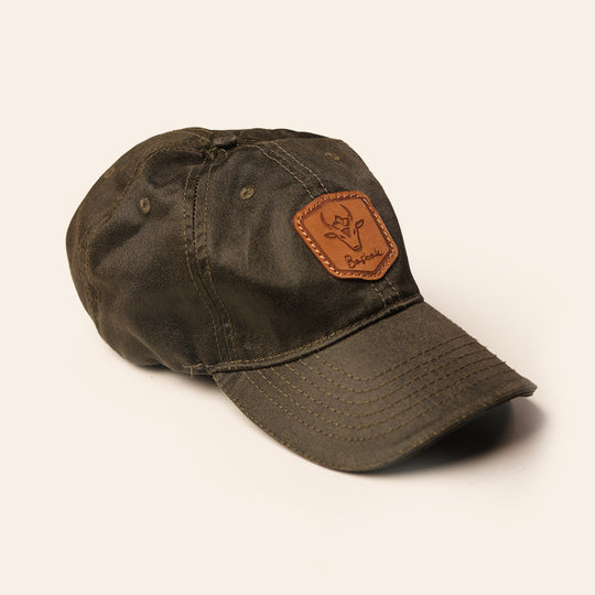 Olive Oilskin Bosbok Cap