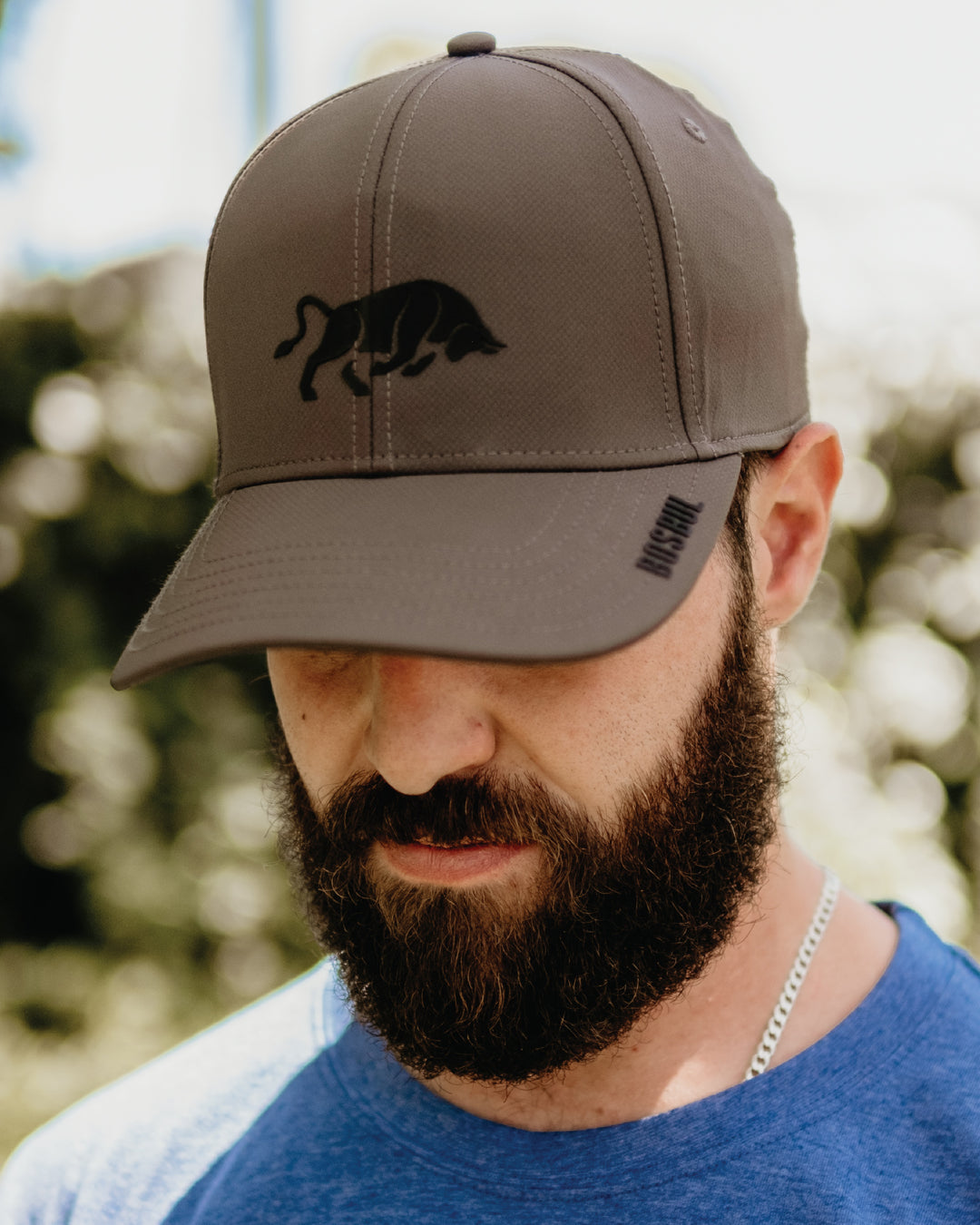 Grey Topflex Golfer With Rubber Bosbul Logo