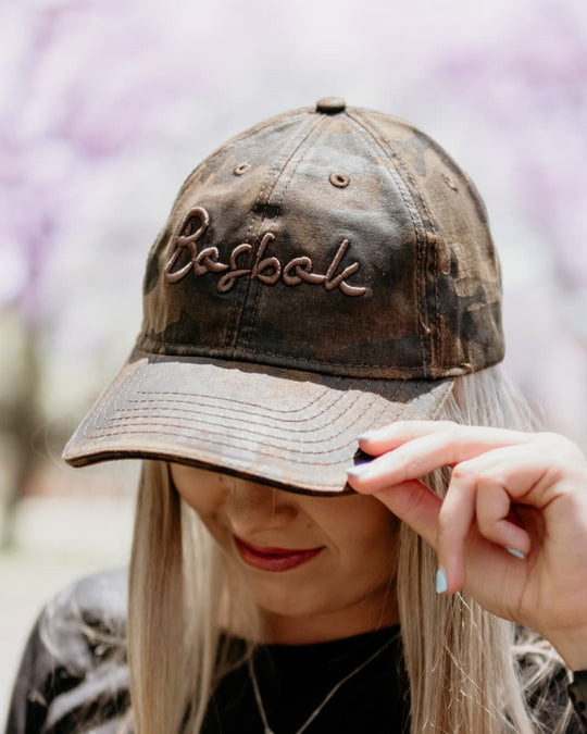 Camo Oilskin 3D Bosbok Cap