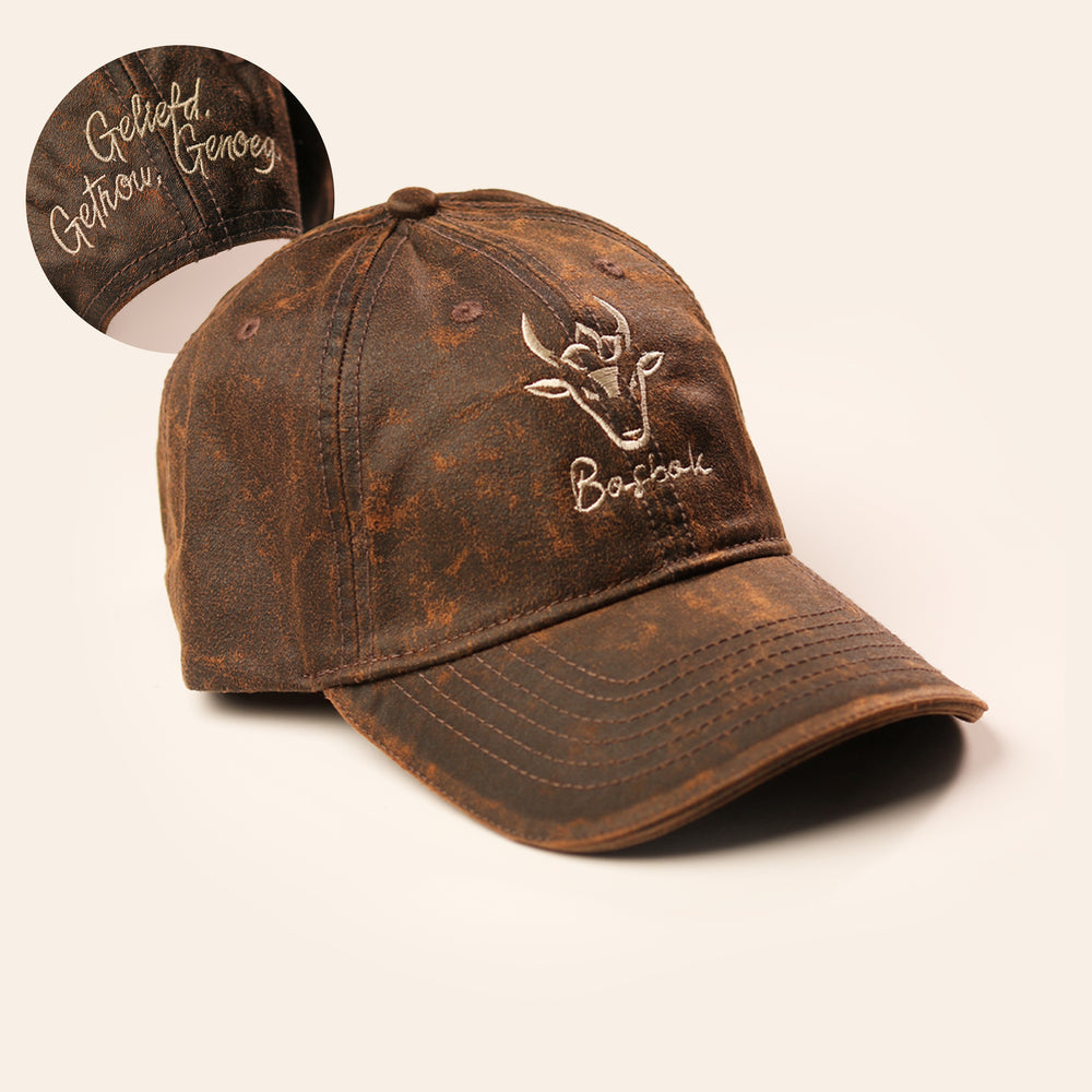 Brown Oilskin Bosbok Cap