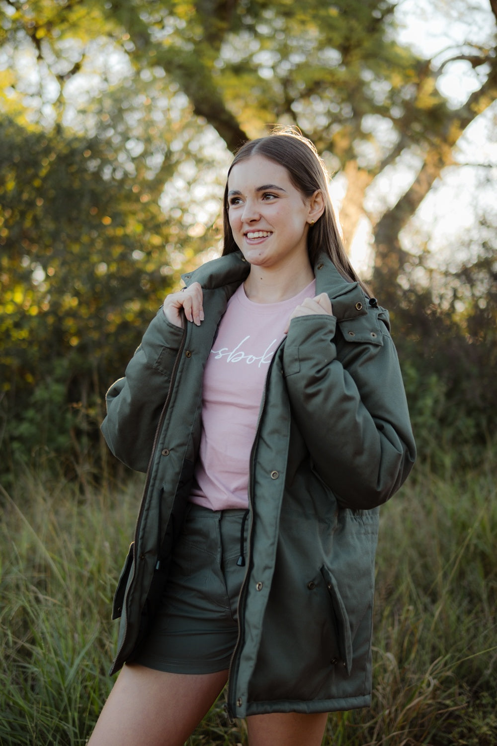 Bosbul Olive Parka with Hoodie