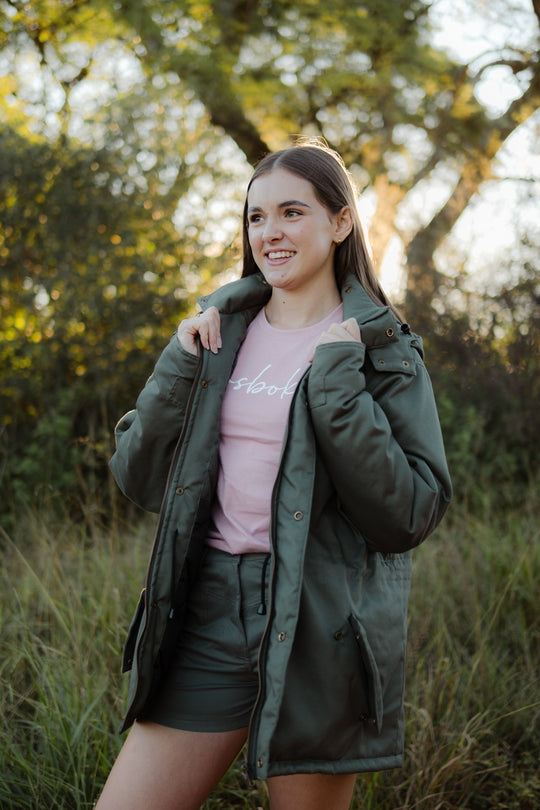 Bosbul Olive Parka with Hoodie