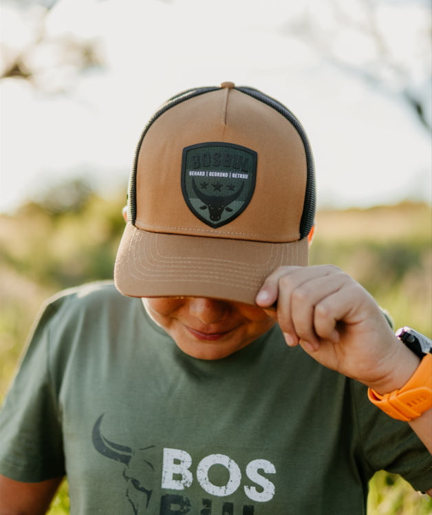 CAP BOSBUL KHAKI UFLEX PREMIUM WITH SHIELD 3D PU