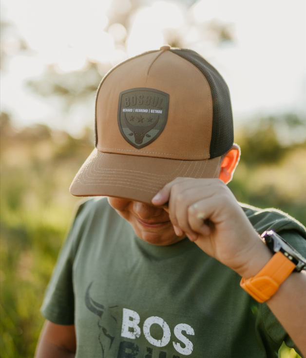CAP BOSBUL KHAKI UFLEX PREMIUM WITH SHIELD 3D PU