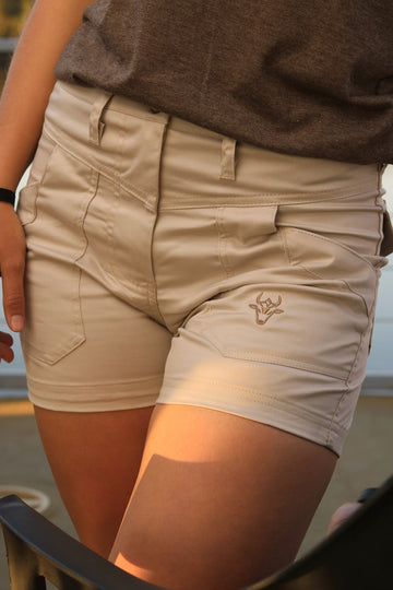 Bosbok Stretch Shorts - Stone