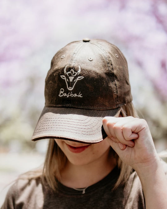 Brown Oilskin Bosbok Cap